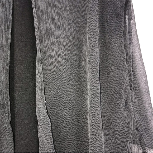 Club Monaco Black Tank Top Double Layer Size Small? - Picture 3 of 3